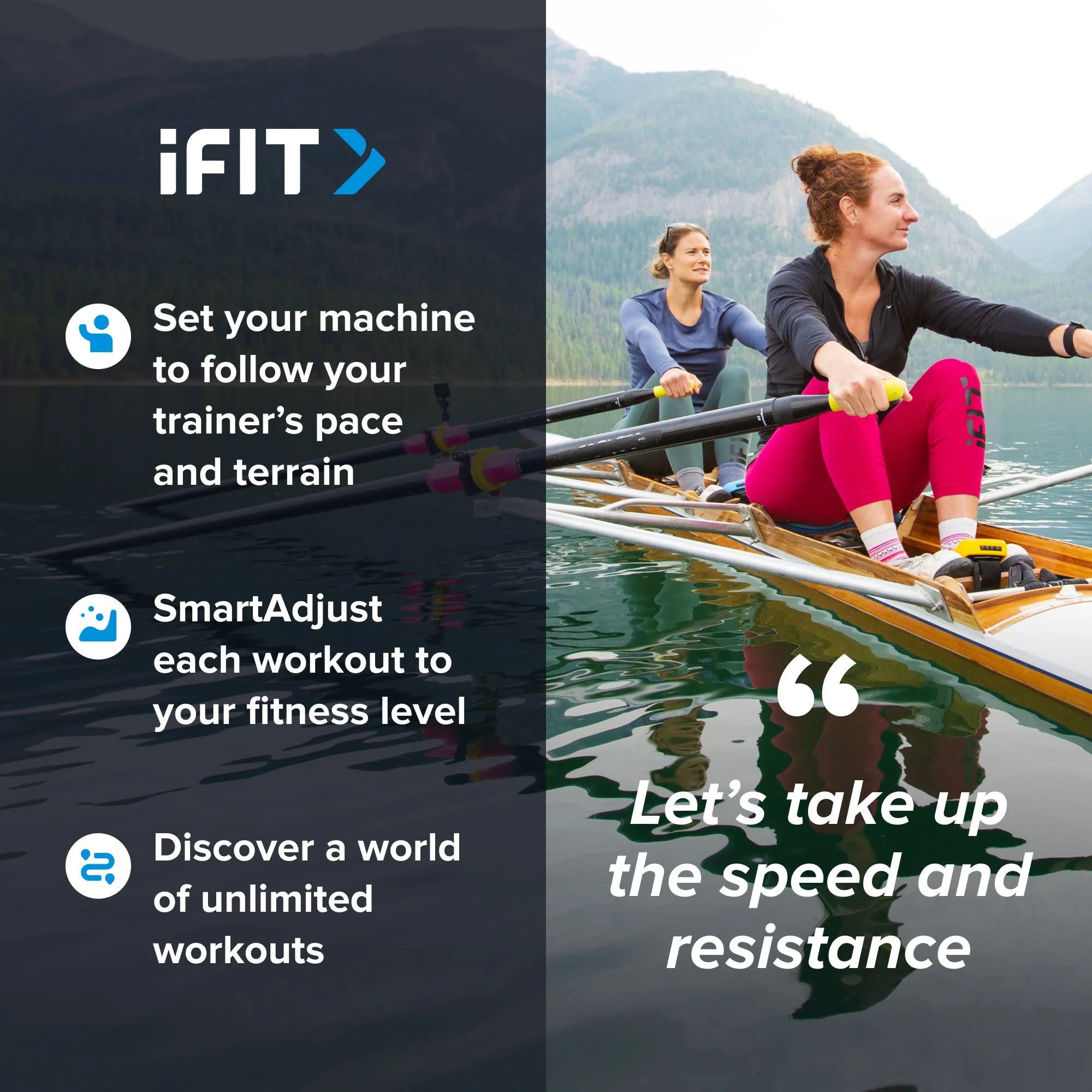 750R; Rower with 5” Display, Built-In Tablet Holder and Spacesaver Design
