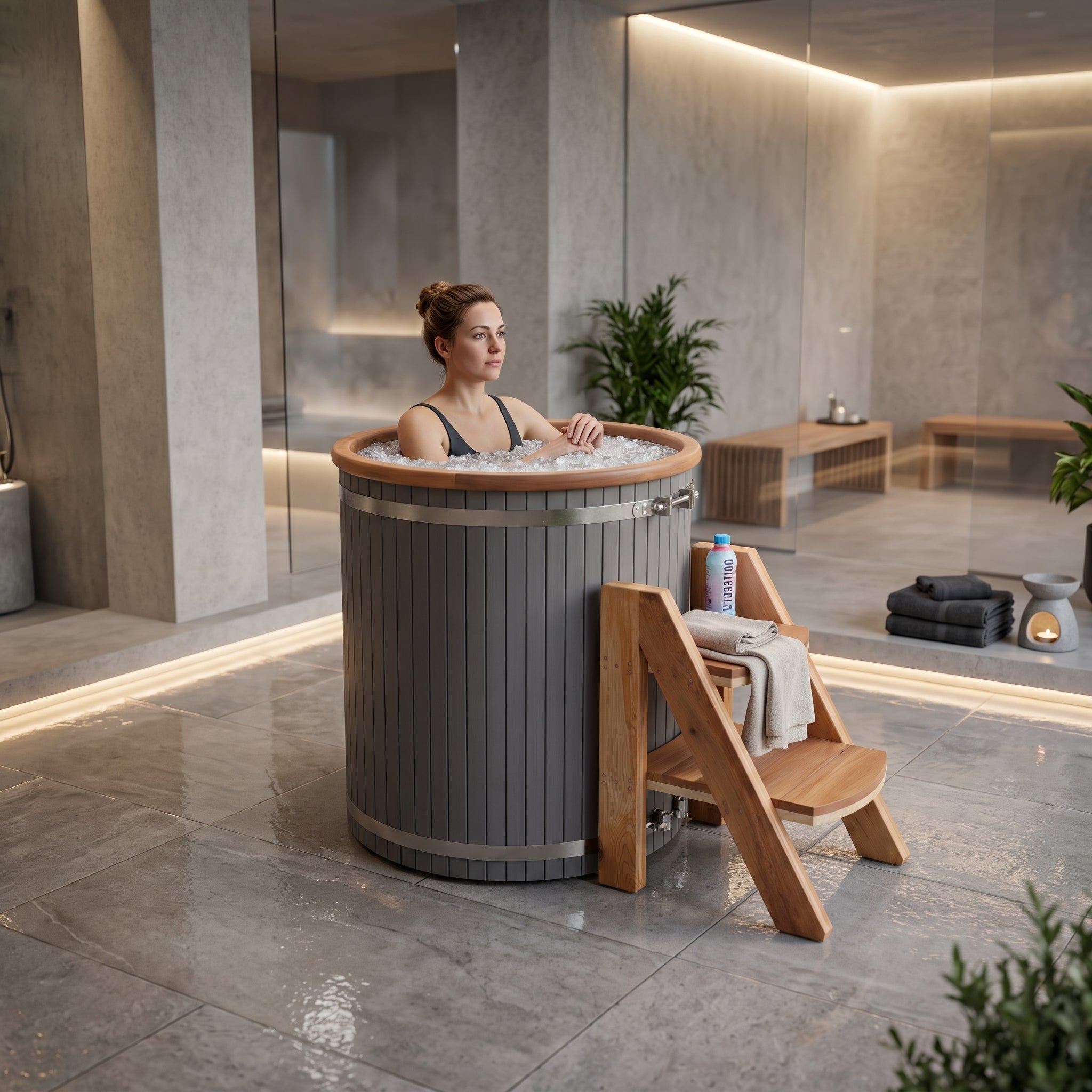Cold Therapy 1 Person Ice Bath 118 Gallon Cold Plunge 37.5" X 33.25"